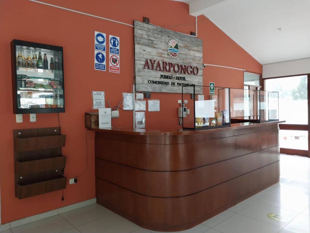 Fundo Hotel Ayarpongo تشورين المظهر الخارجي الصورة